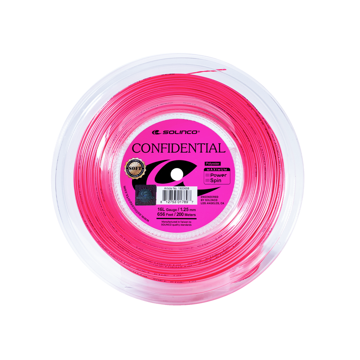 Solinco Confidential Soft 16L/1.25 String Reel